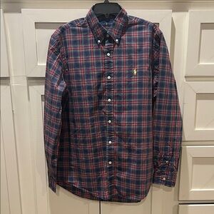 Polo by Ralph Lauren Men's Checkered Shirt - Red and Blue